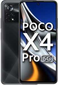 POCO X4 Pro 5G (Laser Black, 6GB RAM 128GB Storage)